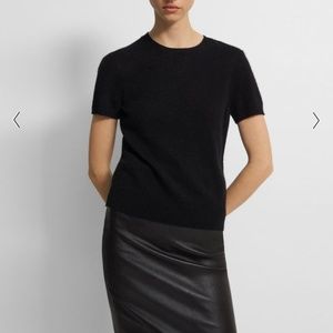 Theory short sleeve soft cashmere top Size P